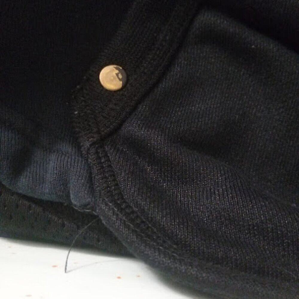 NIKE AIR | Black Unisex Hoodie Pullover Slim Fit Sweatshirt Side Zip Athletic S - Picture 13 of 14